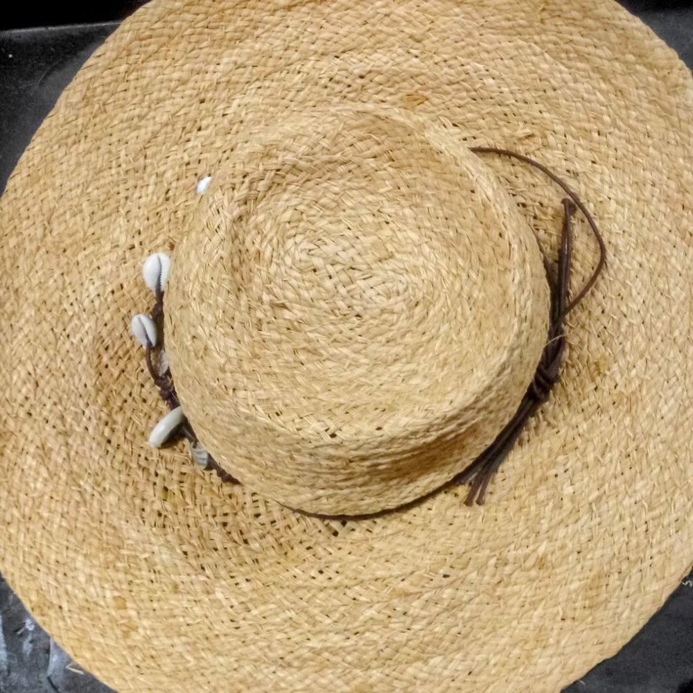Beach sun straw hat